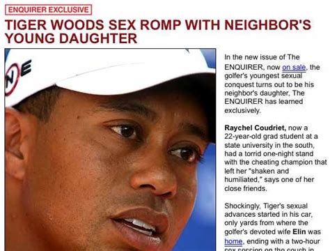 Doh Tiger Woods Sex Romp With Neighbours Young Daughter Business
