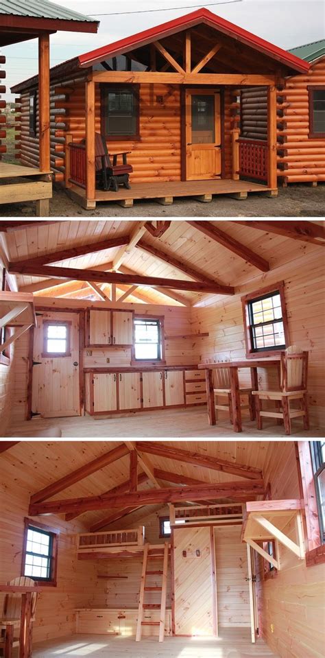 3 windows, 1 man door on front, 1 five foot double wood door on back and a 4 foot front porch. one of our portable log cabin displays - May Secret Garden ...
