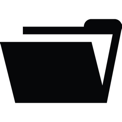 Folder Icon Black Transparent PNG StickPNG