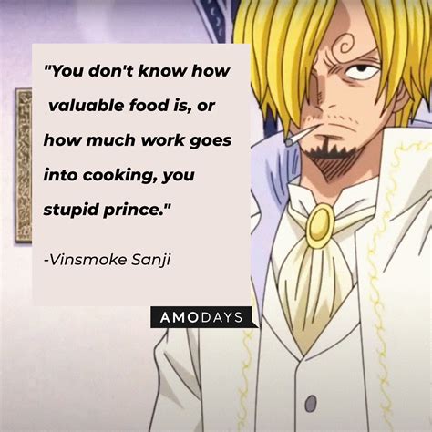 30 Vinsmoke Sanji Quotes On His Love For Food And Women