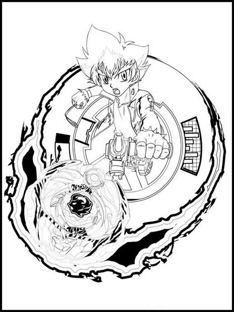 10+ Dibujos Para Colorear Blade Blade Metal Fusion