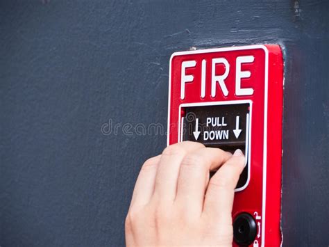Pull Down Fire Alarm Royalty Free Stock Image Image