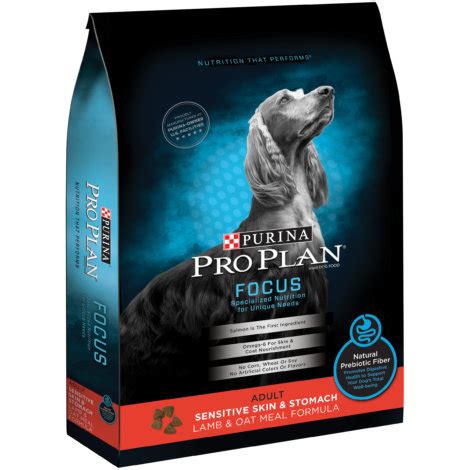 There are more than 80 pro plan formulas. Purina Pro Plan Sensitive Skin & Stomach Lamb Dog Food by ...