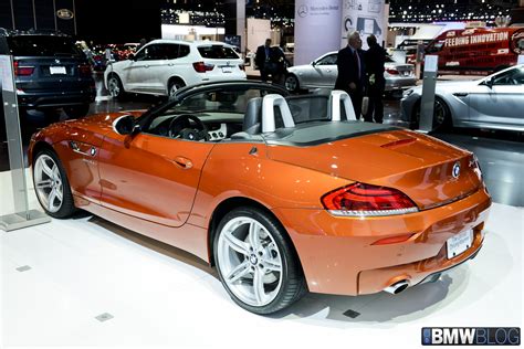 2013 Chicago Auto Show Bmw Z4 Facelift In Valencia Orange