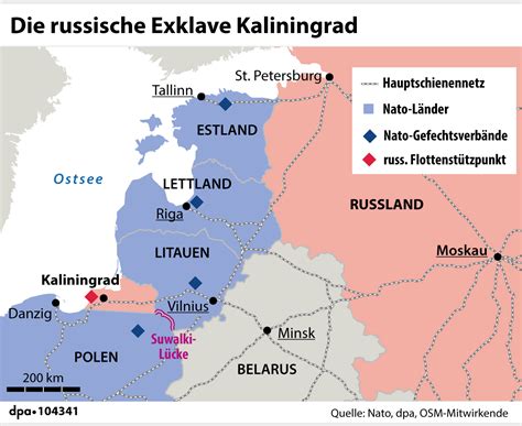 Russische Exklave In Europa Wie Gefährlich Wird Der Kaliningrad