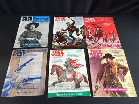 14 Vintage True West Magazines From The Fifties