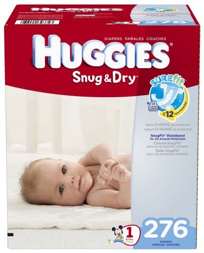 Huggies Snug And Dry Diapers Economy Plus Pack Size 1 Pack Of 276