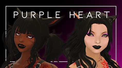 Purple Heart The Glamour Dresser Final Fantasy Xiv Mods And More