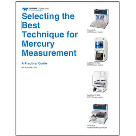 Selecting The Best Technique For Mercury Measurement Envirotech Online