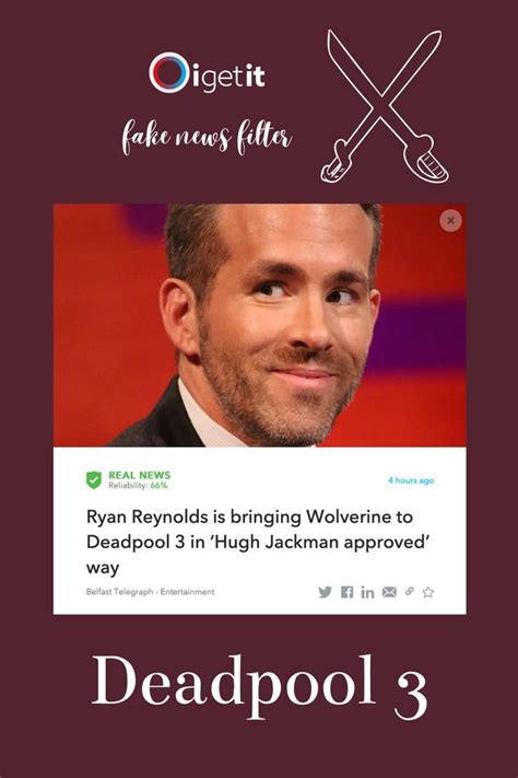 Ryan Reynolds Is Bringing Wolverine To Deadpool 3 In ‘hugh Jackman