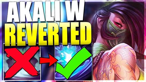 Akali Rework Getting Reverted New Champion Info And New