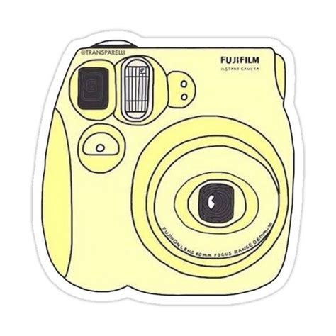 Polaroid Camera Sticker By Anniemckenzie In 2021 Tumblr Stickers