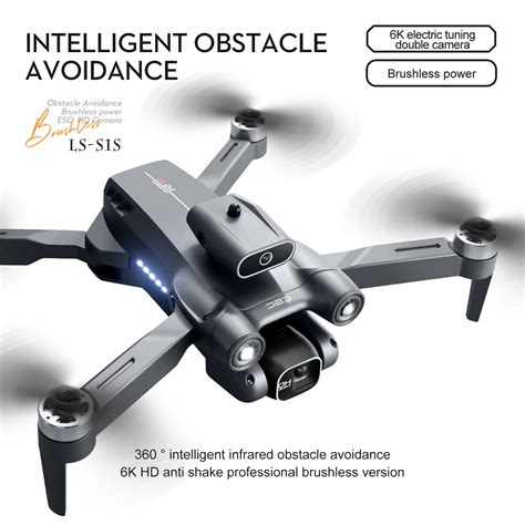 Lsrc S1s Mini Drone 4k Profesional Hd Camera Obstacle Avoidance Aerial