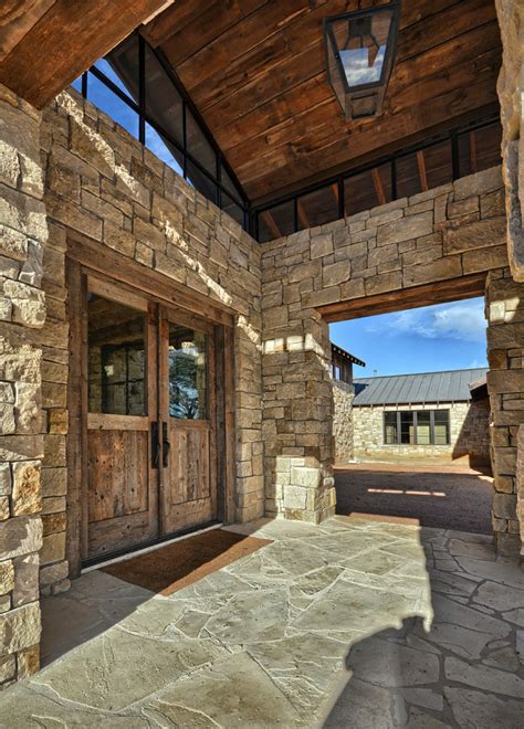 Llano Ranch Rustic Entry Austin By Cornerstone Architects Houzz