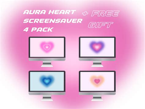 Aura Heart Desktop Screensaver Pack Etsy