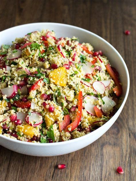 Add the green peas, salt, mixed seasonings, onion powder, diced hot. Authentic Moroccan Couscous Salad | Recipe | Moroccan ...
