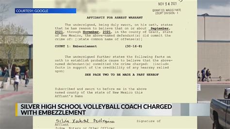 silver high school volleyball coach charged with embezzlement youtube