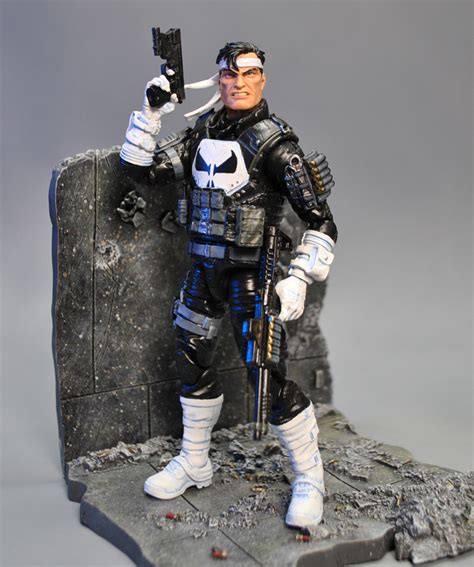 Custom Armored Punisher Action Figure Marvel Legends