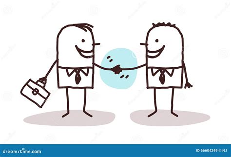 Businessmen Handshake Agreement Concept Mix Race Business Men Partnership Communication Modern