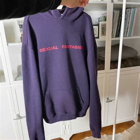 vetements sexual fantasies hoodie xs sorry not fame mall
