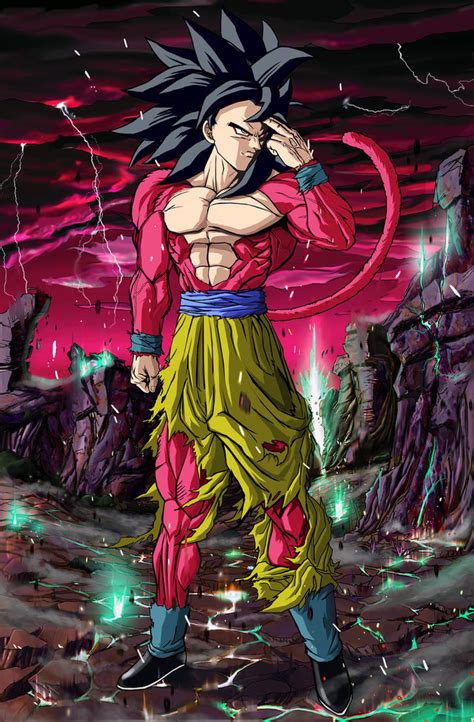 Applies the following effects to self when this character enters the battlefield if there is a tag: SSJ4 Goku by NovaSayajinGoku[my current lockscreen ...