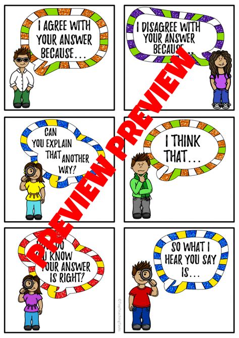 Maths Talk Moves Discussion Cards Top Teaching Tasks