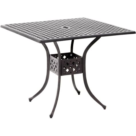 Rosedown 5 Piece Cast Aluminum Patio Dining Set With Square Table By