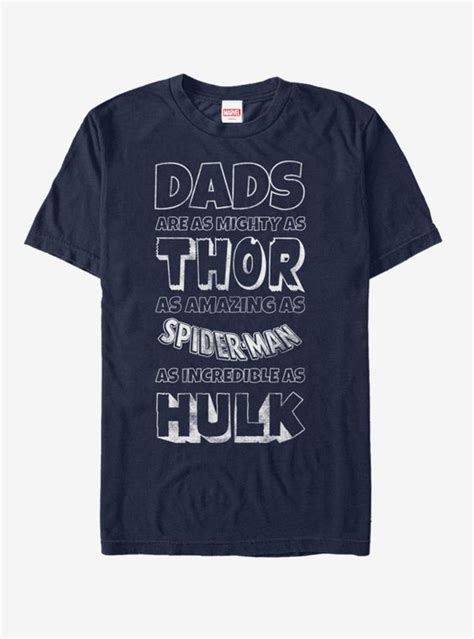 Marvel Fathers Day Avengers Dad Traits T Shirt Bc19
