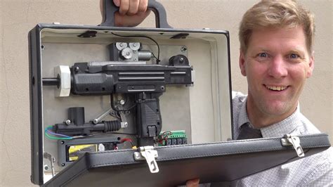 Homemade Machine Gun Briefcase From The Kingsman Youtube