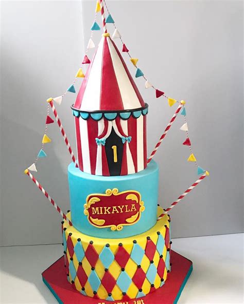 Circus Themed Cake