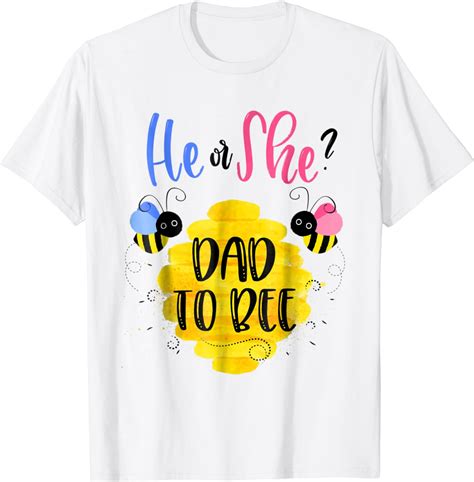 Mens Gender Reveal What Will It Bee Shirt He Or She Dad T Shirt Clothing