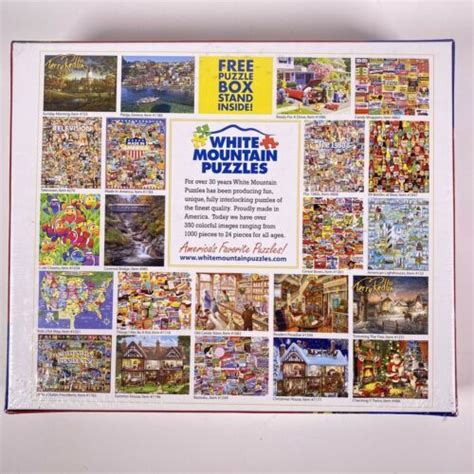 White Mountain Puzzles Barnyard Buddies 550 Pcs Jigsaw Puzzle Thicker