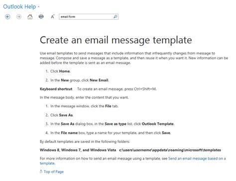 Solved Create Email Template Using Microsoft Office Experts Exchange