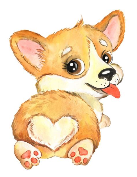 Corgi By Mg360 Redbubble Dog Painting Pop Art Cute Dog Cartoon