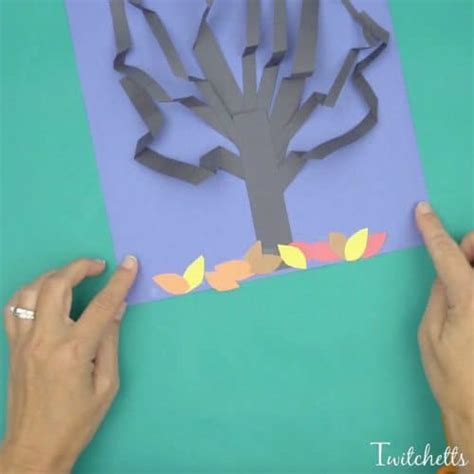How To Make An Amazing 3d Halloween Tree Out Of Construction Paper