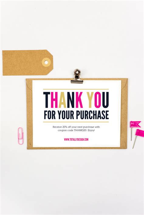 Struggling to compose the wording i am a keen purchaser of items from a small business and am delighted when i receive a handwritten thank you card. Thank you for your purchase Printable INSTANT DOWNLOAD