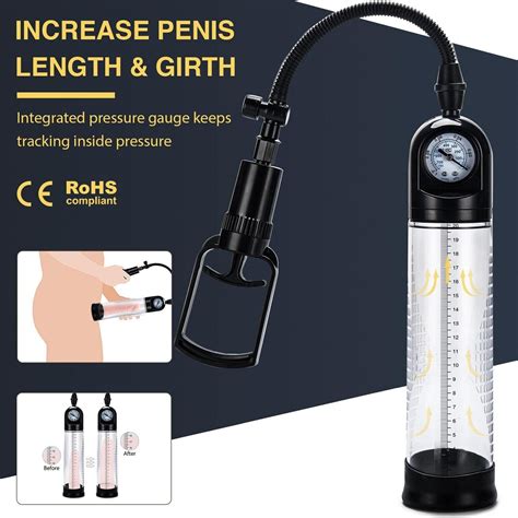 Vacuum Penis Pump For Beginners Male Penis Stretcher Enlargement Sleeve ED EBay