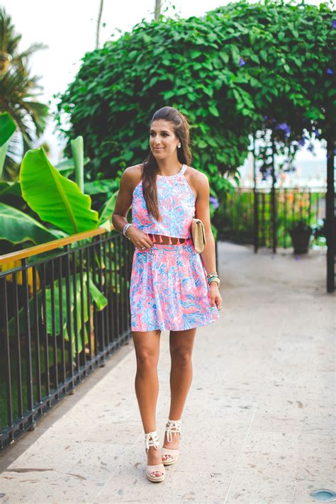 Lilly Pulitzer Crop Top And Skirt Set A Southern Drawl