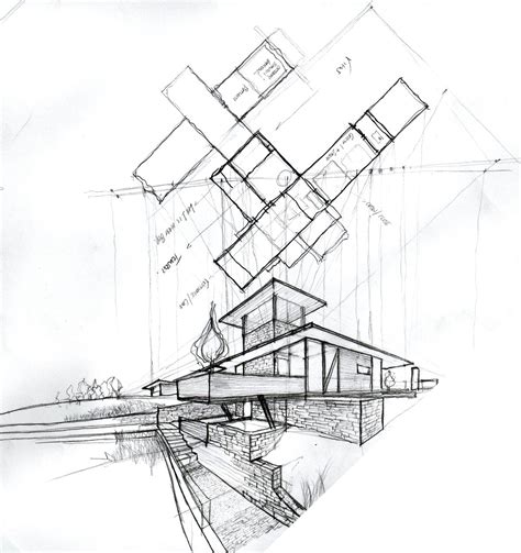 Free Download Architecture Sketch Wallpaper At Paintingvalleycom