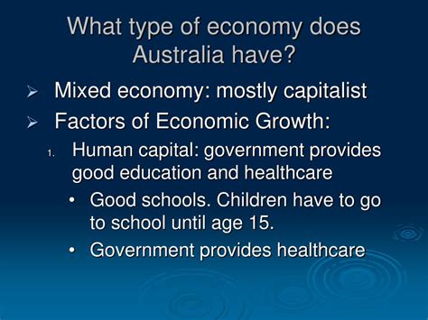 Ppt Economy Of Australia Powerpoint Presentation Free Download Id