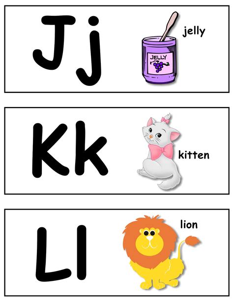 60 Alphabet Flash Cards To Print For Making Learning Fun Kitty Baby Love