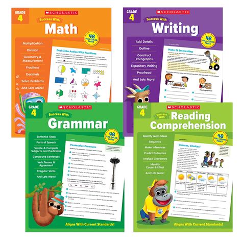Scholastic Teacher Resources Scholastic Forth Grade Success Workbooks
