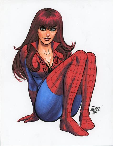 Mary Jane By Scott Dalrymple Mary Jane Watson Spider Gwen Captain Marvel Marvel Universe