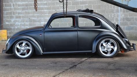 Satin Black Polished Alloy Wheels Vw Beetle Classic Beetle Custom
