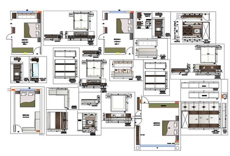 House Furniture And Interior Layout Cad Drawing Details Dwg File