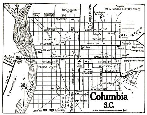 27 Map Of Downtown Columbia Sc Maps Database Source
