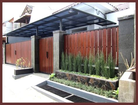 Contoh gambar pintu pagar tembok rumah minimalis modern model terbaru 2019 paling kereeeeeeen dan inspiratif. Contoh Pagar Rumah Dari Tanaman | Desain Rumah