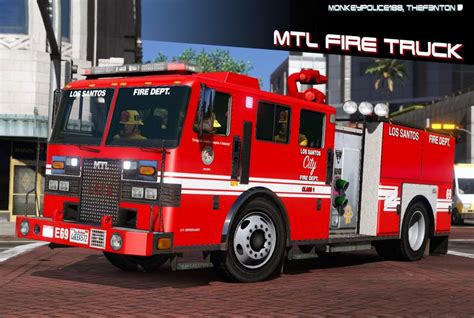 Gta 5 Mtl Fire Truck Improved Model Add On Liveries Template