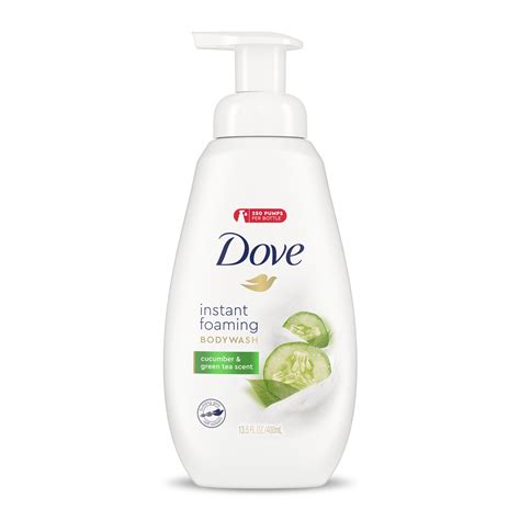 Instant Foaming Body Wash Cucumber And Green Tea Scent Dove