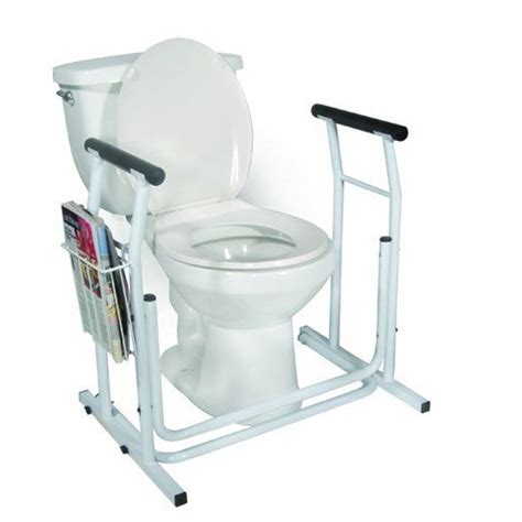 Raised Toilet Seat With Safetyhand Rails
